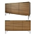 Tara Commode | Walnut Finish 3D model small image 1