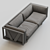 Sleek and Stylish ej555 Frame Sofa 3D model small image 3