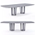 Modern Elegance: Hellman Chang Nola Dining Table 3D model small image 2