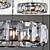 RH Harlow Crystal Chandelier - Modern Art-Deco Loft 3D model small image 2