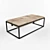 Rustic Elegance: Pegas Coffee Table 3D model small image 1