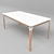 Modern Steelwood Table by Magis 3D model small image 1