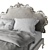 Handcrafted Josephine Bed by Romano Home 3D model small image 3