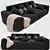 302 cm Wide Home Affaire Big-Sofa 3D model small image 1