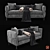 Cosmorelax Casper Turbo Sofa 3D model small image 1