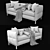 Cosmorelax Casper Turbo Sofa 3D model small image 3