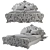 Ekaterina-II Bed: Versatile, 170x210, Meshsmooth Compatible 3D model small image 3