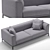 Natuzzi Trevi Sofa: Luxurious Comfort in Every Detail 3D model small image 2