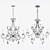 Elegant Montmartre Chandelier Sparkles 3D model small image 2