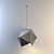 Minimalist Geometric Ceiling Light 3D model small image 1