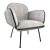 Modern Elegance: Ollie Armchair 3D model small image 1