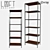 Rustic Wood and Metal Rack - LoftDesigne 7264 3D model small image 1