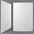 Premium Leather Fabric Panel 3D model small image 1