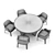 Bentley Kendal Chair & Table Set 3D model small image 3