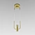 Inodesign Tapi Tap: Modern Brass Pendant Light 3D model small image 1