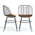 Modern Zeke Chair: Stylish Indoor/Outdoor Dining 3D model small image 2