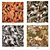 Camouflage Cotton Decorative Pillow Set 3D model small image 3