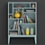 Compact Cabinet with Filling 3D model small image 1