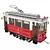 Retro Ride: Taksim Nostalgic Trem 3D model small image 3