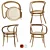 Stylish Thonet Chair Collection 3D model small image 2
