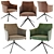 Poliform Stanford Bridge Chair: Vintage Leather Elegance 3D model small image 2