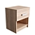 Modern Nightstand with Dual Color Options 3D model small image 1