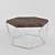 Hexagon Metal Coffee Table 3D model small image 2