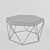 Hexagon Metal Coffee Table 3D model small image 3