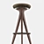 Mid-Century Modern Bar Stools Pair 3D model small image 2