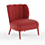 DALYAN Rare Armchair: Exquisite Design & Unparalleled Comfort 3D model small image 1