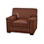 Elegant Ehmann Armchair for Cozy Living 3D model small image 1