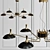 Elegant Abbey Pendant Light 3D model small image 1