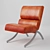 Sophisticated Strick & Bolton Leather Chair 3D model small image 1