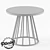 Rustic Loft Dining Table 3D model small image 2