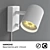 Modern Reading Lamp: Ikea Nimone 3D model small image 1