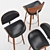 Modern Swivel Bar Stool 3D model small image 2