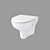 Nature New Clean Hanging Toilet 3D model small image 1