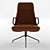 ErgoLux High Back Armchair 3D model small image 2