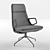 ErgoLux High Back Armchair 3D model small image 3