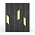 Sleek Blackwood Cabinet (W: 200cm, D: 60cm, H: 240cm) 3D model small image 1