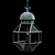 Vintage Verdigris Baillie Lantern 3D model small image 1