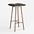 Natural Oak Counter Stool 3D model small image 1