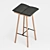 Natural Oak Counter Stool 3D model small image 2