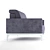 Elegant Broadway Sofa 3D model small image 2