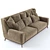 Sophisticated 2-Seater Sofa: Vibieffe 430 OPERA 3D model small image 2