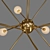 Radiant Burst Chandelier 3D model small image 2