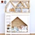 Playful KidsRoom Set 3D model small image 1