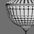 Elegant Crystal Chandelier 3D model small image 3