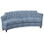 Cozy Velvet Sofa 3D model small image 2