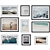 Beach Travel Frame Set 3D model small image 1